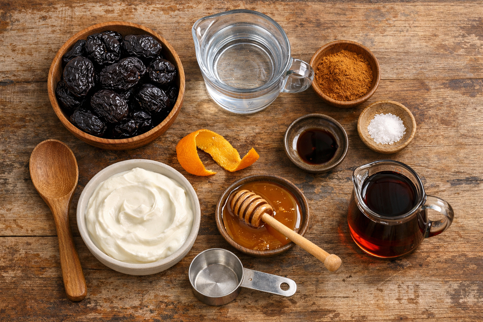 Delicious Stewed Prunes with Cinnamon Yogurt for a Cozy Treat