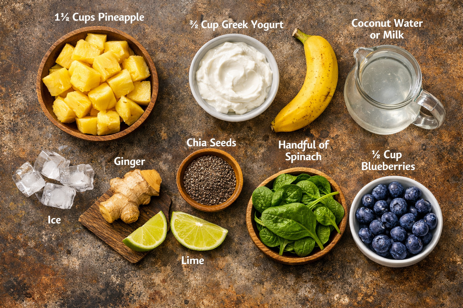 Revitalize Your Day with a Pineapple Smoothie (Contains Bromelain)