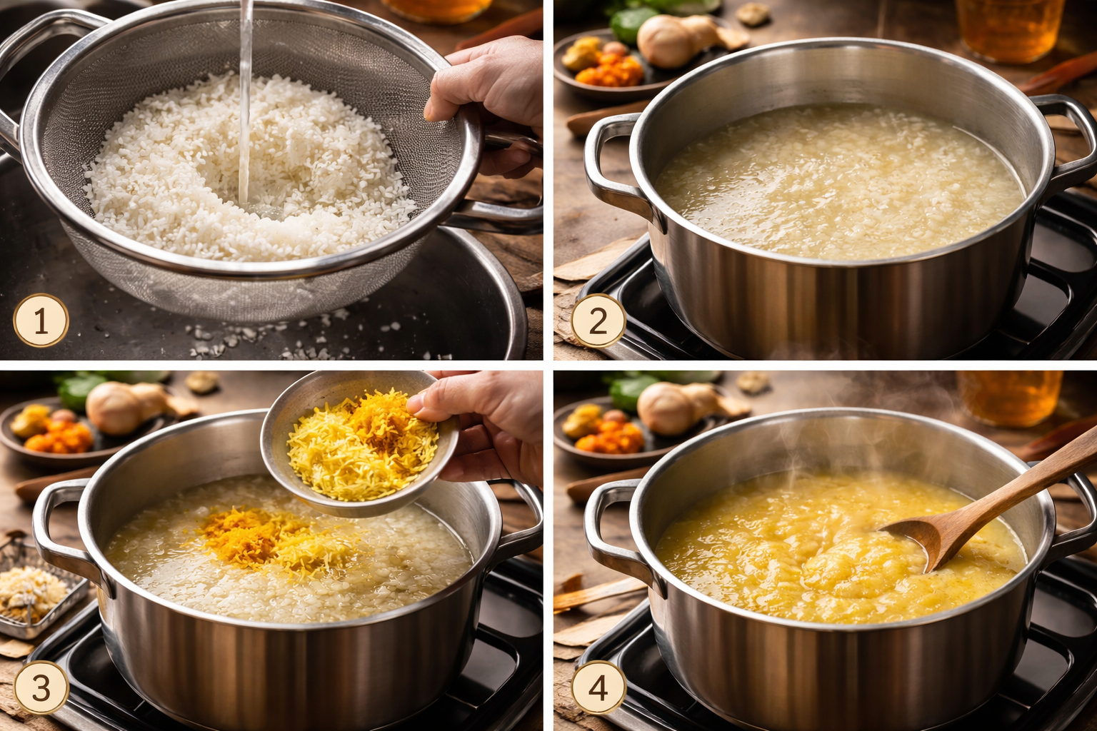 Warm and Wholesome Ginger & Turmeric Congee (Rice Porridge) Delight 3 Warm and Wholesome Ginger & Turmeric Congee (Rice Porridge) Delight