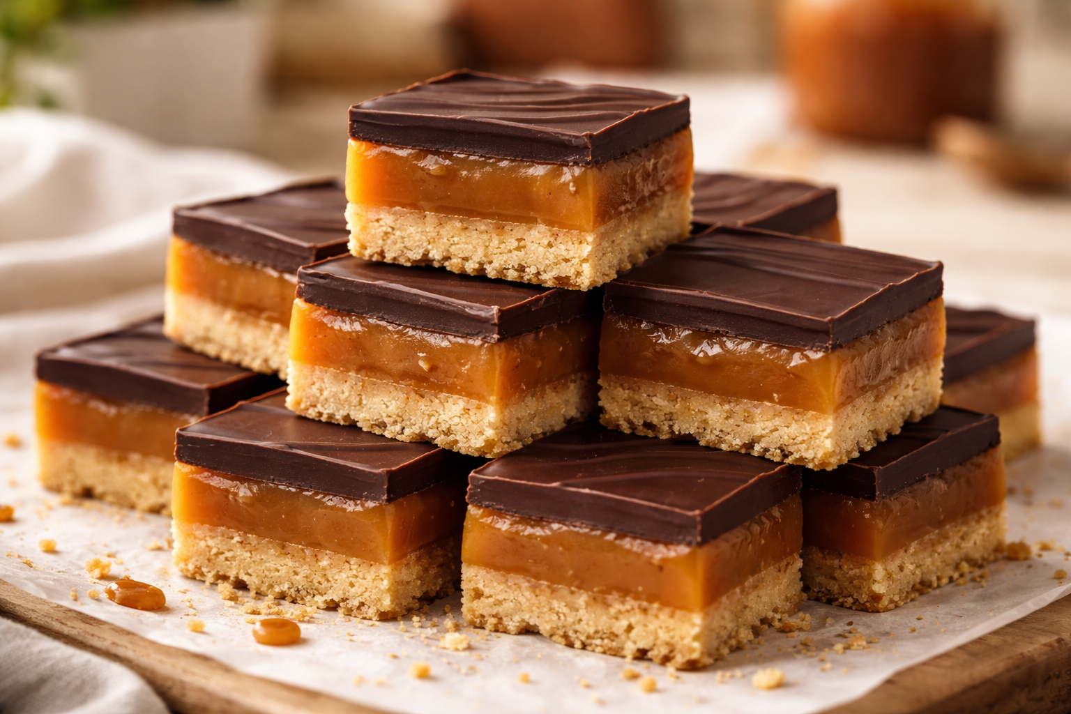 Australian caramel slice