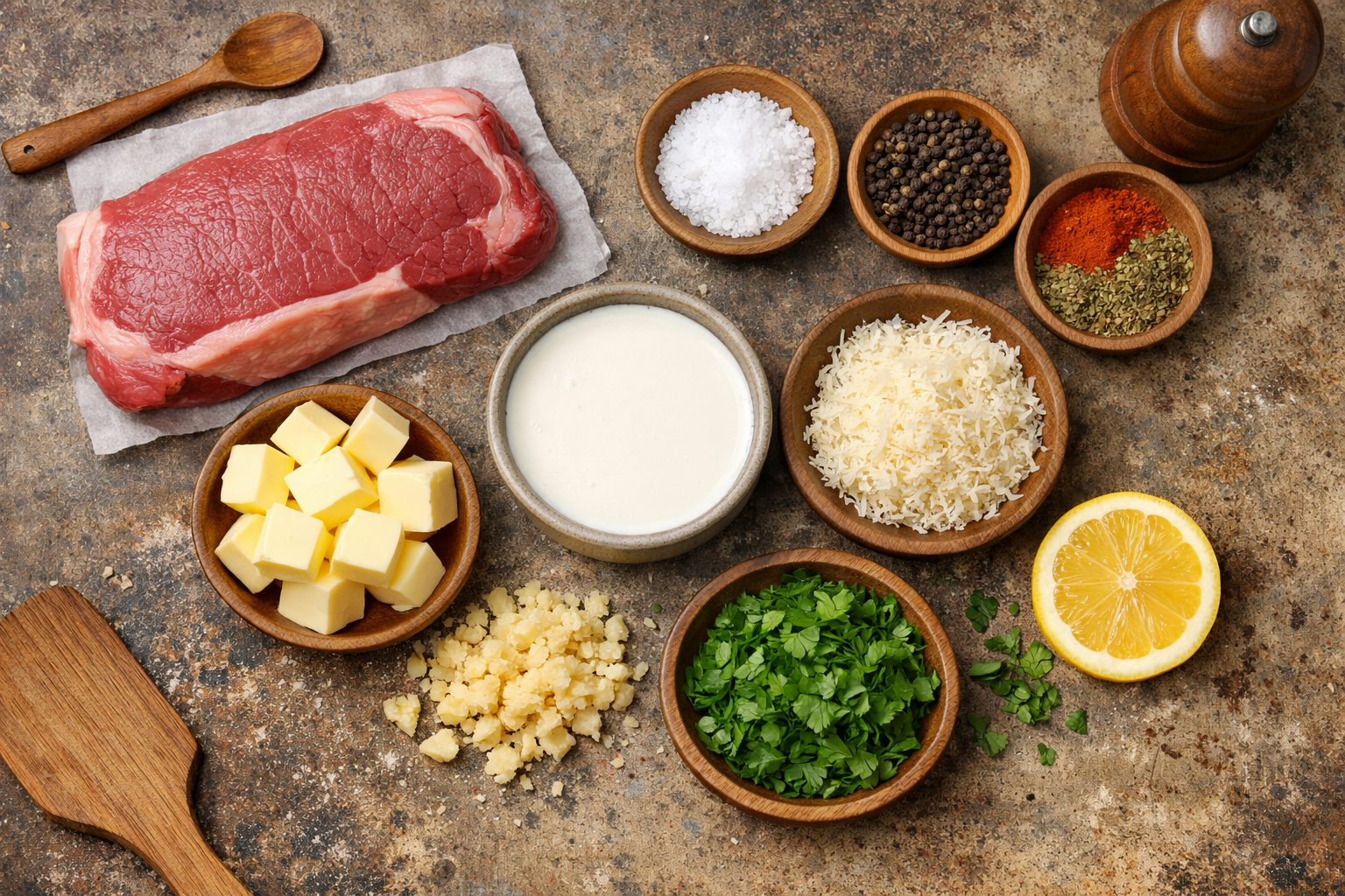 Savory Garlic Butter Steak Bites with Creamy Parmesan Sauce