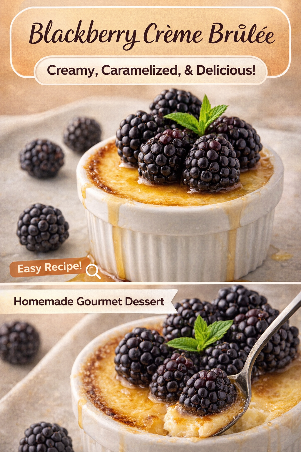 Deliciously Creamy Mini Blackberry Yogurt Icebox Dessert