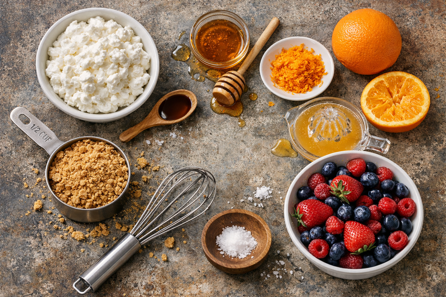 No-Bake Orange Berry Cottage Cheese Cups - A Delightful Treat