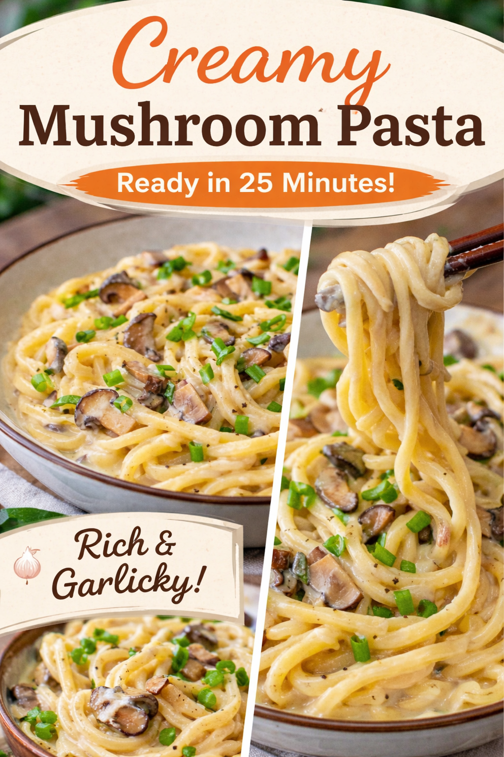 Japanese Miso Butter Mushroom Udon