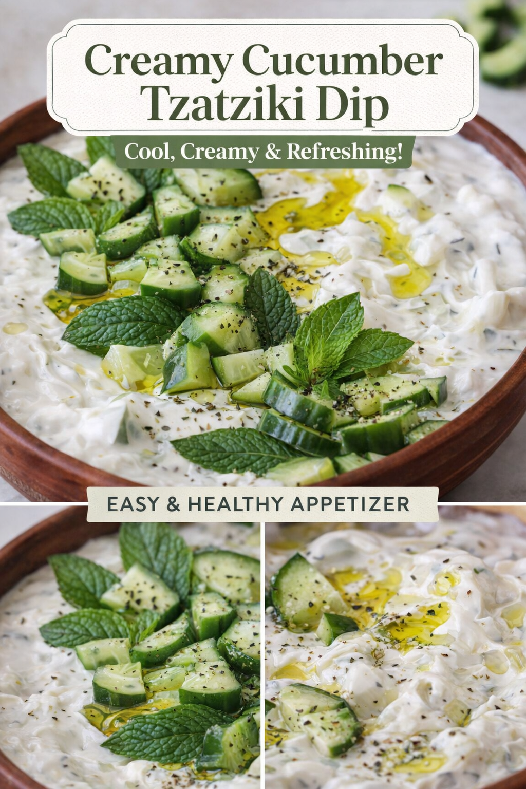 Delicious Turkish Yogurt Cucumber Salad Bowls to Savor