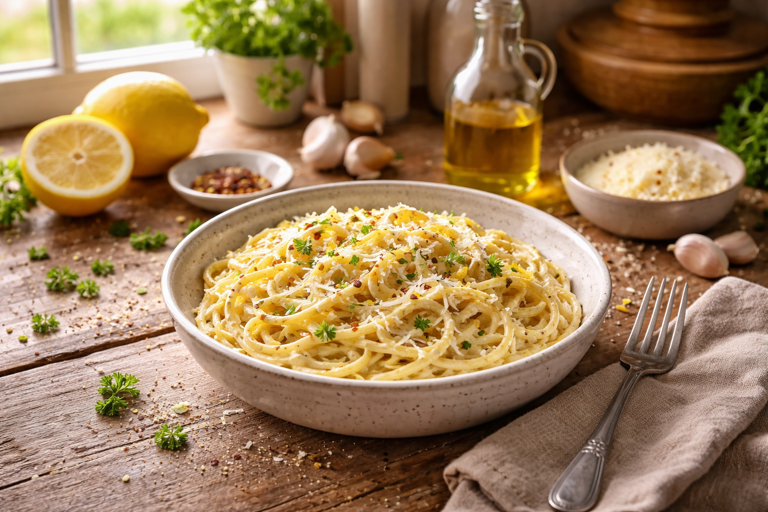 Italian Lemon Ricotta Pasta for Two &ndash; A Quick & Tasty Delight