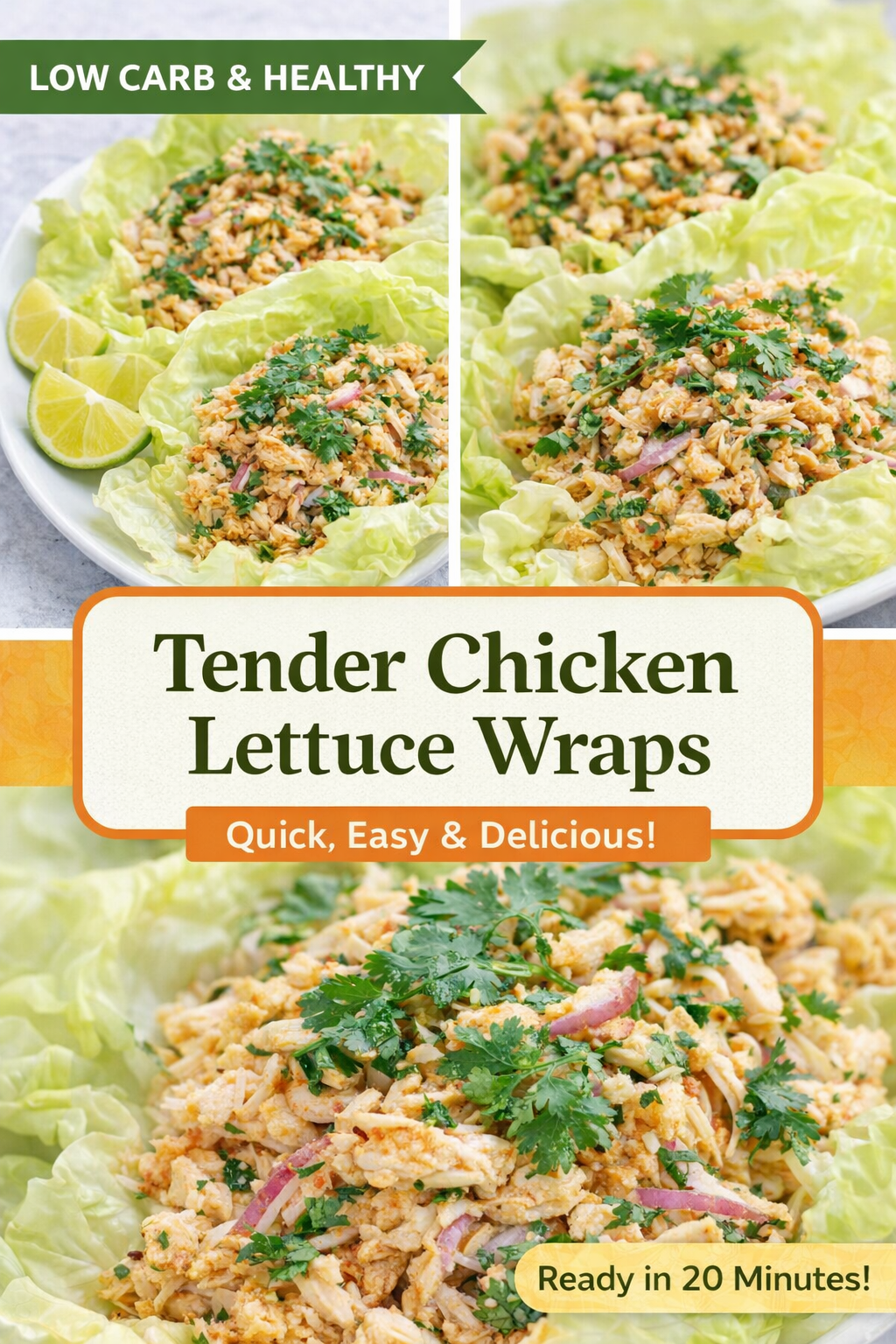 Vietnamese-Inspired Lemongrass Chicken Lettuce Cups