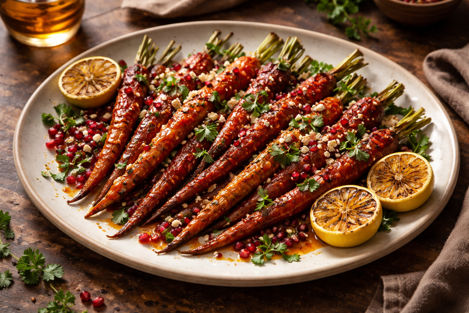 Small-Batch Harissa Honey Roasted Carrots