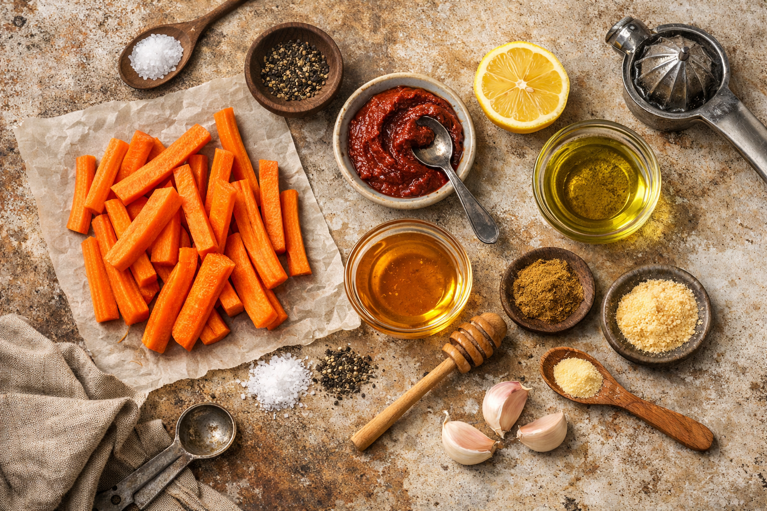 Delicious Small-Batch Harissa Honey Roasted Carrots to Savor