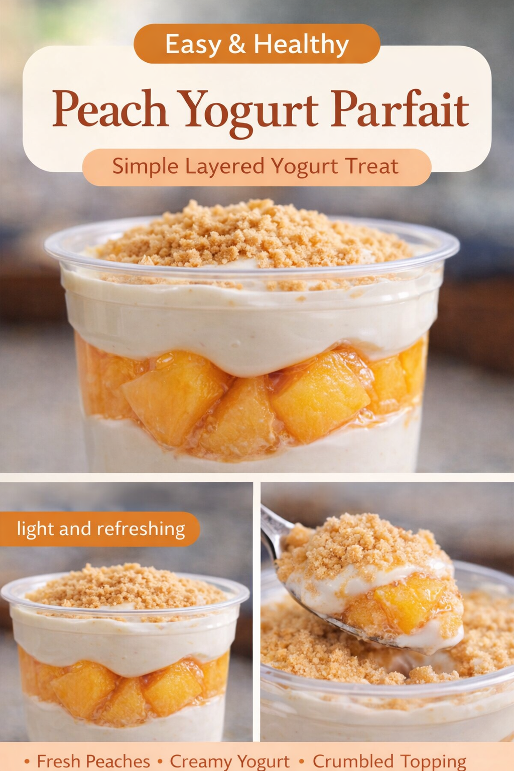 Delicious Mini Peach Yogurt Icebox Cups for a Sweet Treat