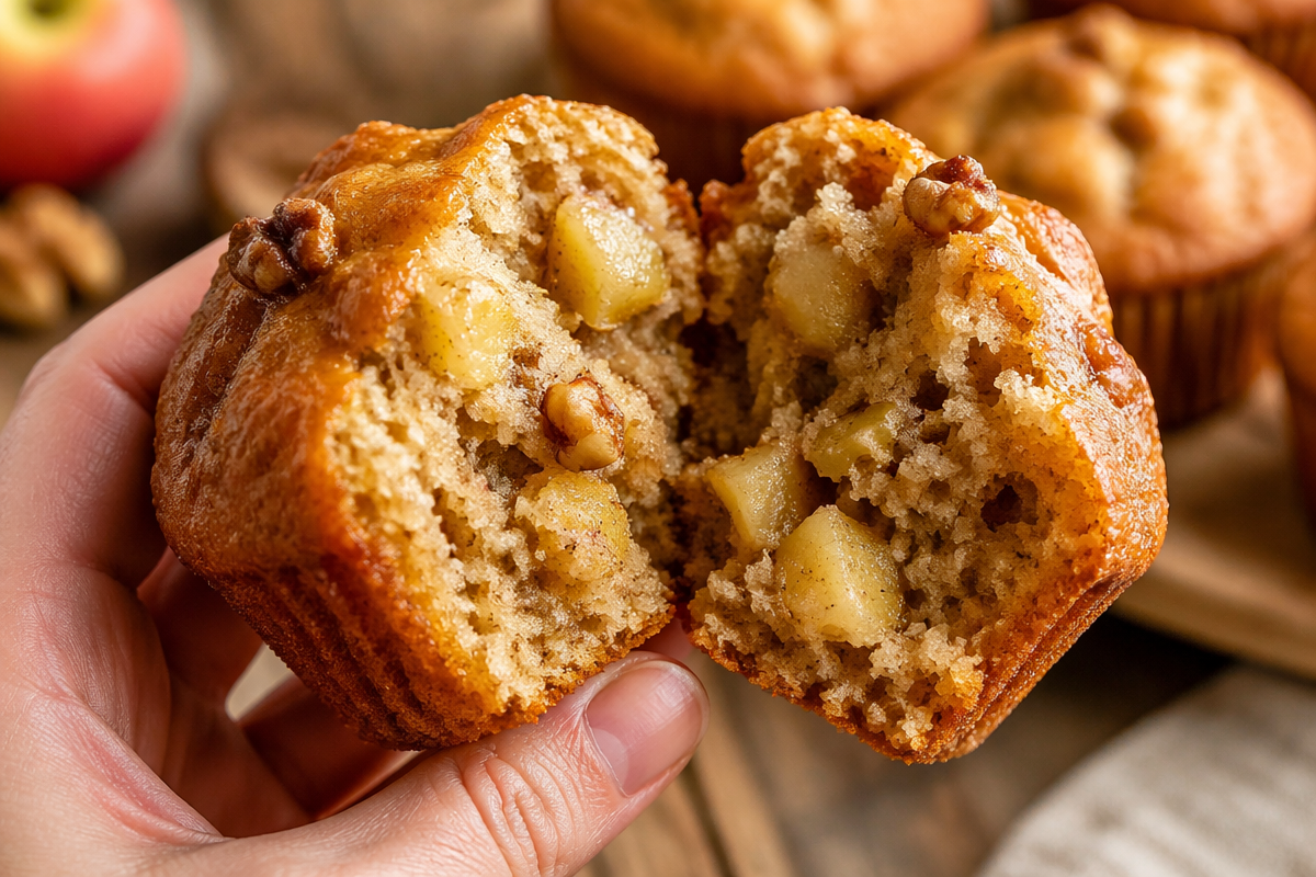 Delicious Gluten-Free Flourless Apple Walnut Muffins You&rsquo;ll Love!