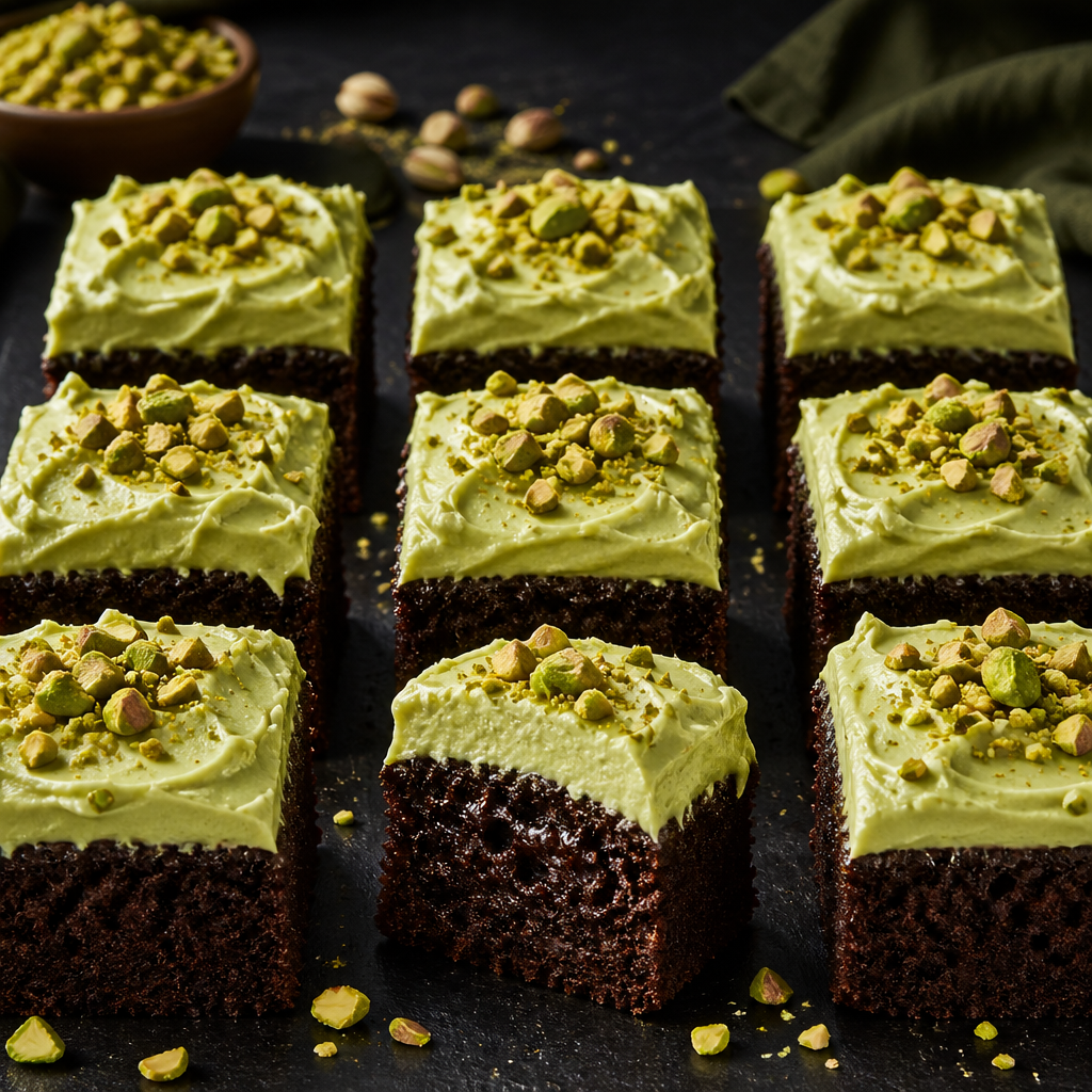 One-Bowl Pistachio Marble Snack Cake (Ultra-Moist)