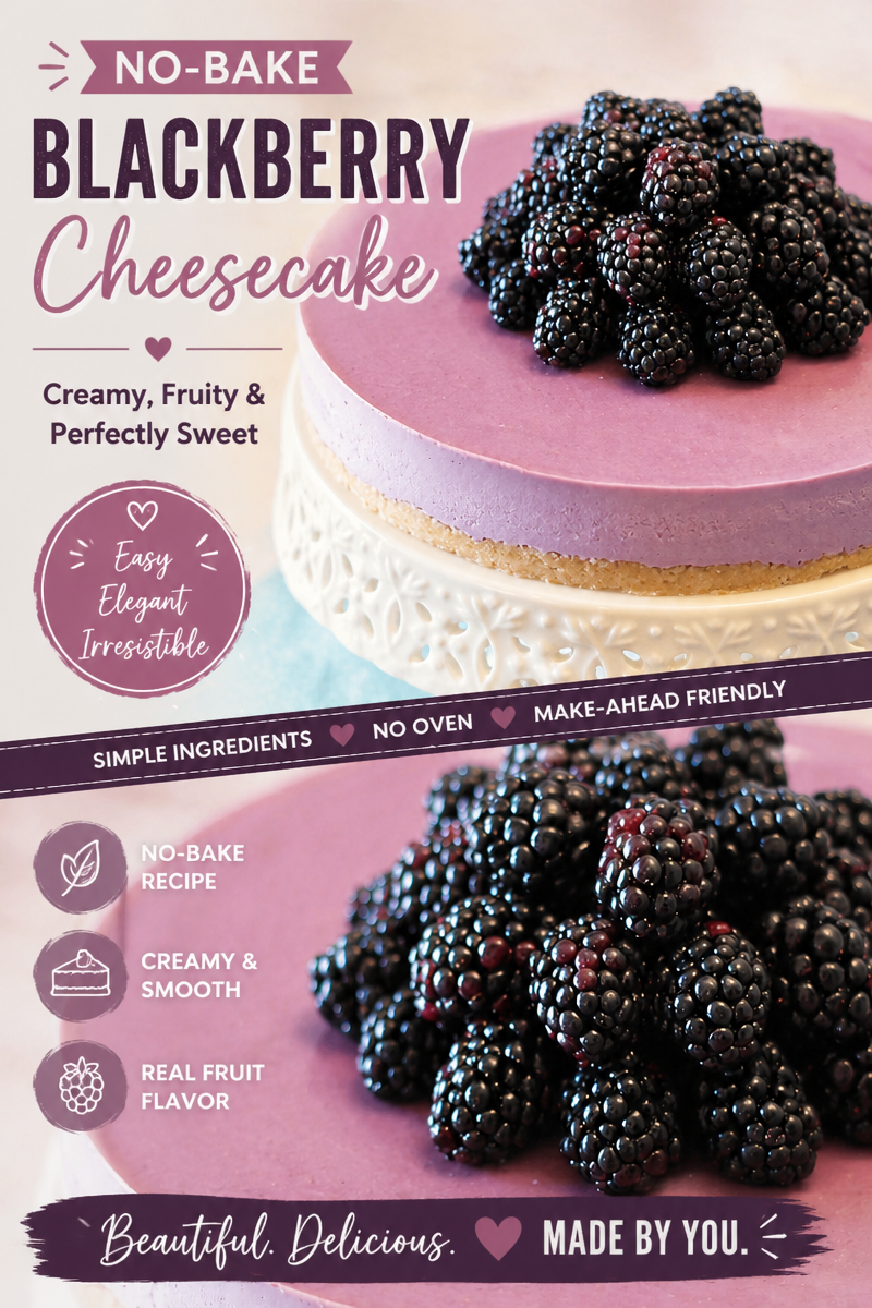Delightfully Creamy No-Bake Blackberry Cheesecake Cups with Toasted Almond Crust