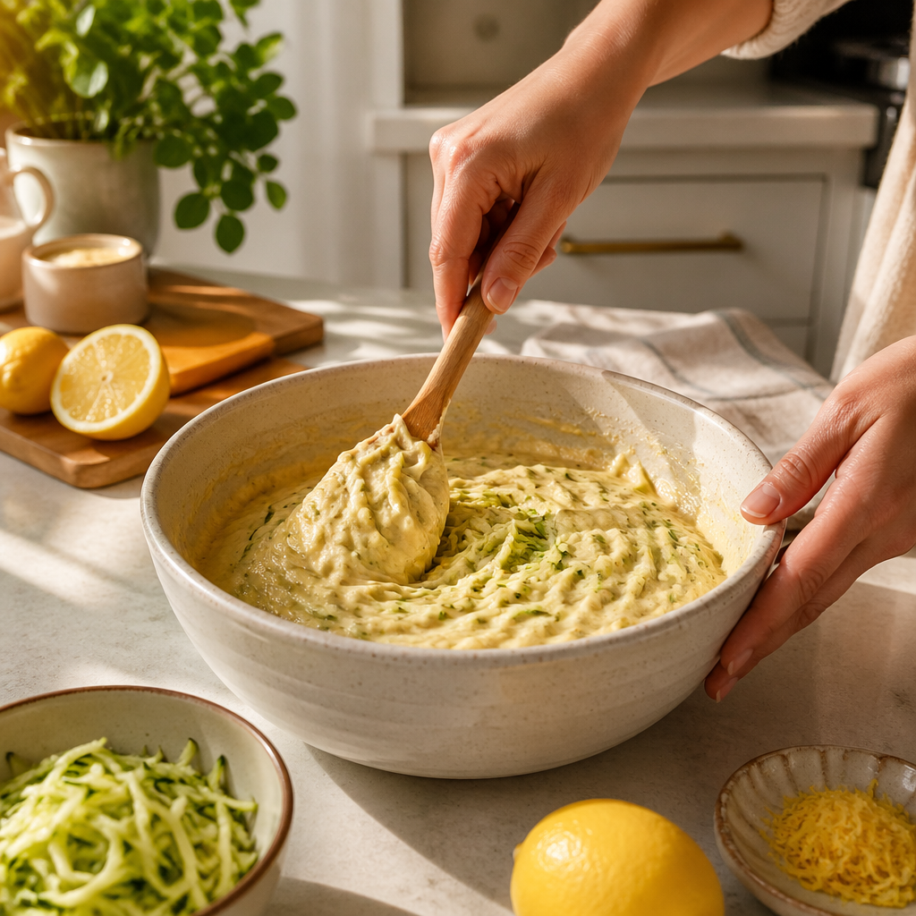 Gluten-Free Lemon Zucchini Snack Cake (One-Bowl, Ultra-Moist)