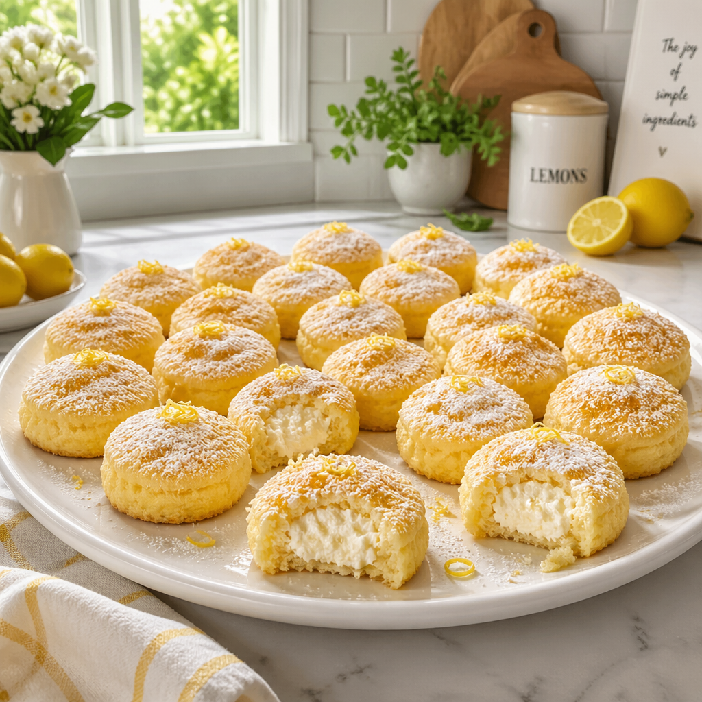 Mini Ricotta Lemon Pastry Bites (Party-Ready, Soft)