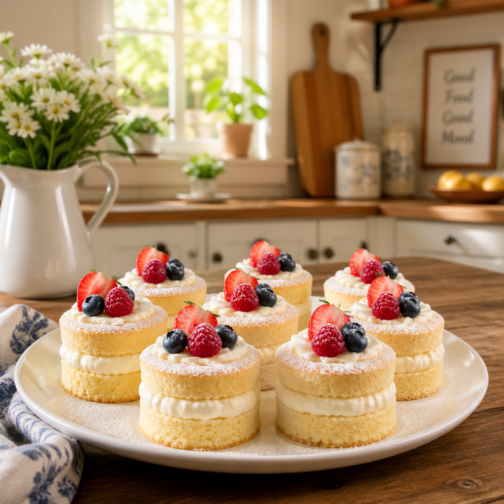 Vanilla Mascarpone Mini Snack Cakes (Bakery-Style, Soft)