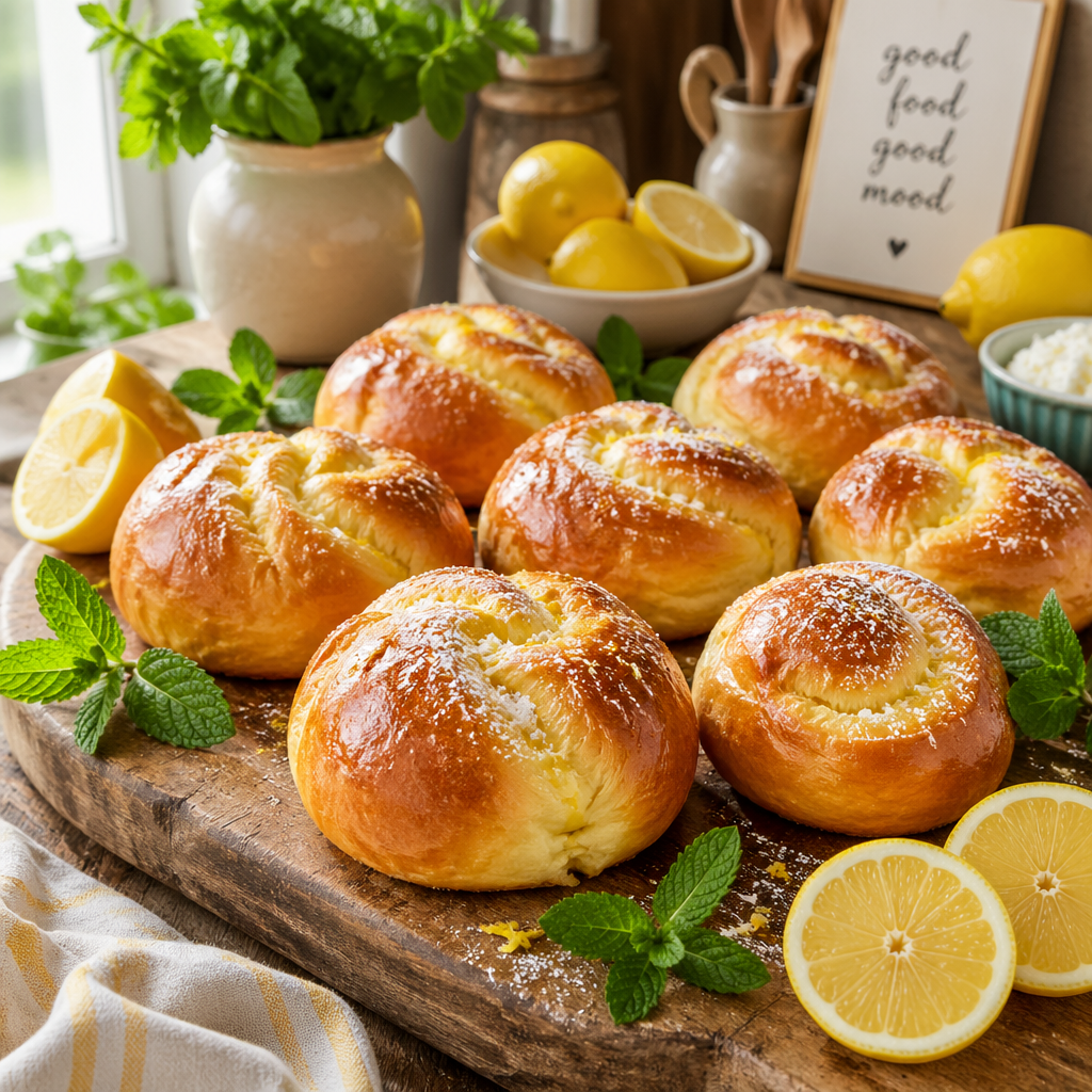 Lemon Ricotta Brioche Buns: Your New Picnic-Perfect Treat!