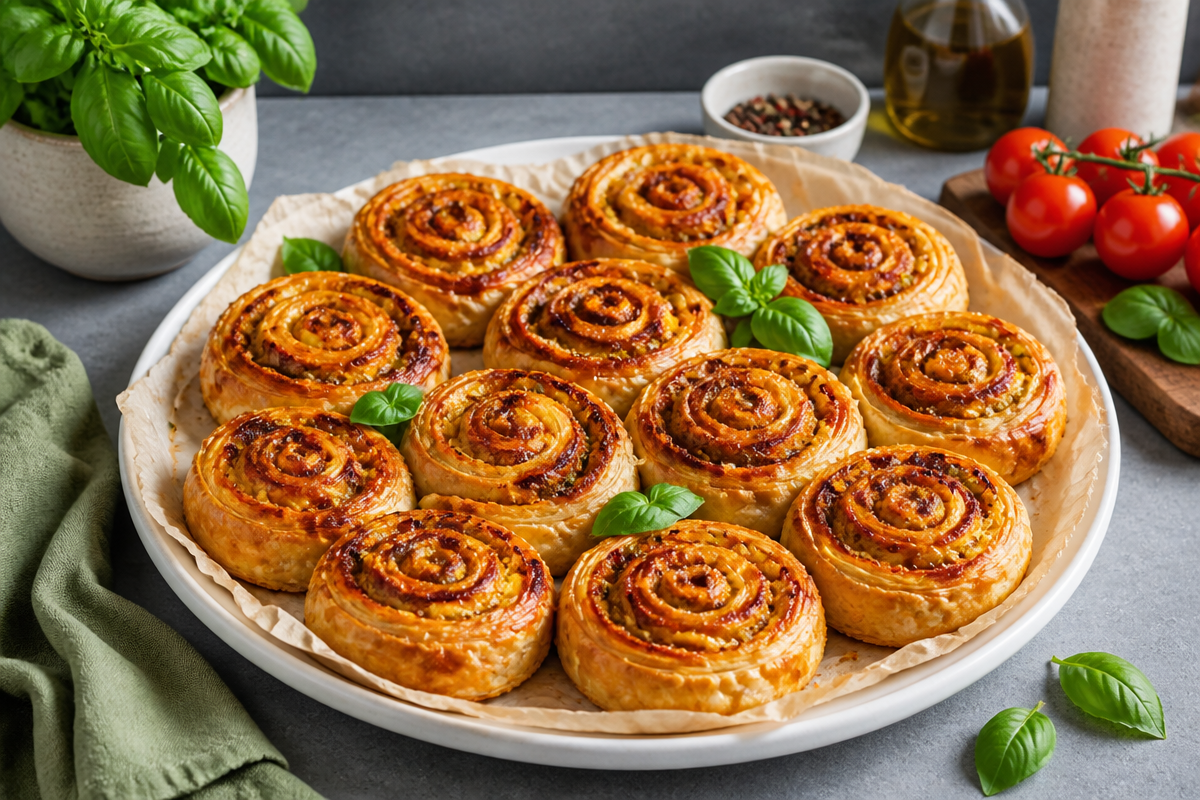 Leckere Pizza Rollen aus dem Airfryer – Schnell und einfach! 4 pizza rollen airfryer