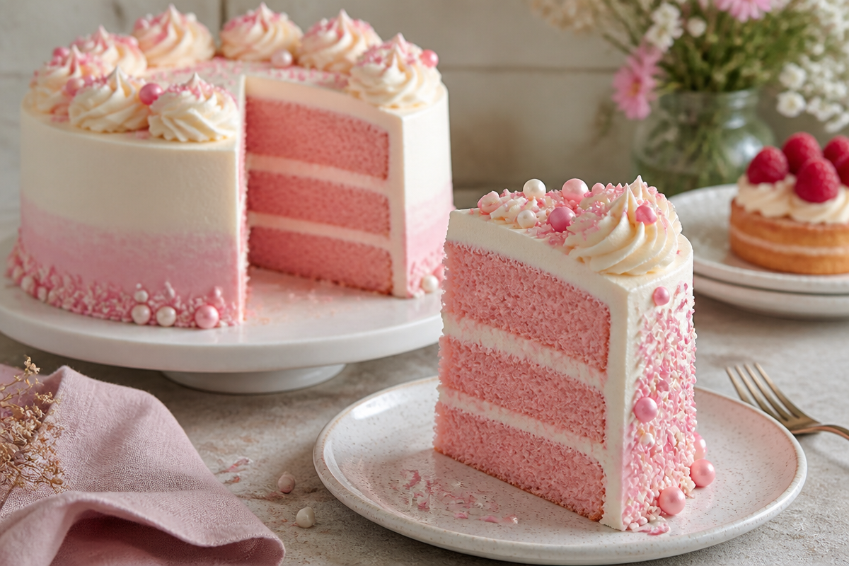 Pink Celebration Cake
